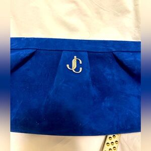 Jimmy Choo Suede Wristlet